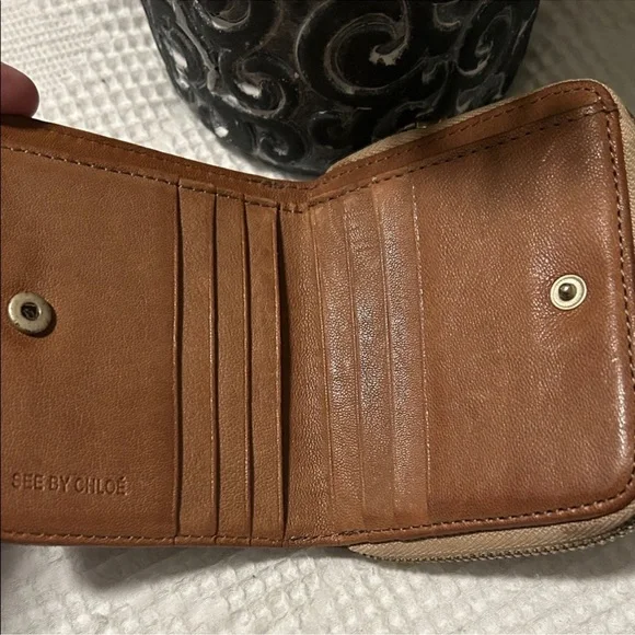 See By Chloe Tan Leather Card Holder - Picture 5 of 12